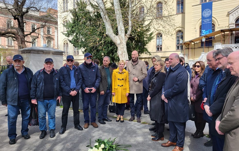 Svečano polaganje „kamena spoticanja“ za Borisa Hanžekovića